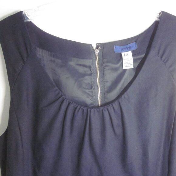 J Crew Work Dress Navy Blue Lined Size 10 - Picture 5 of 10